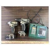 Makita 18v impact driver, drill & charger, runs