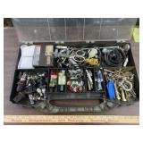 Craftsman divided case w/contents, 22 1/2 x 14 x 2