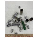Lot of SK sockets, standard and metric