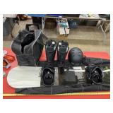 Black Deck Snonwboard w/helmet, boots & goggles