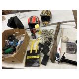 Lot includes Helemts, 26' Adida TripleStripe bat,