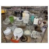 Lot of Glasswear & moire, bring boxes