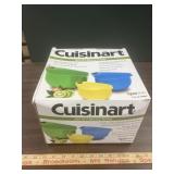 Cuisinart set of 3 mixing bowls,NIB