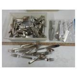 Lot of SIlver plate flatware