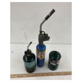 2 torches with extra propane tank