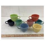 8 Fiesta mugs, all different colors