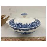 English Village Covered Serving Dish by Salem