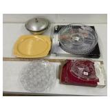 Misaka Candy Dish & Divided relish tray in box &