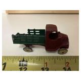 Vintage Cast Stake truck, missing part of side