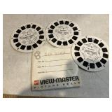 Vintage Seal World View Master Reels set of 3