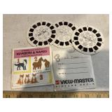 Vintage Numbers & Names View Master Reels set of 3