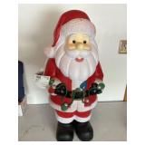 2 1/2 ft tall Santa, lights up