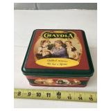 1994 Crayola tin w/ 64 pk crayons