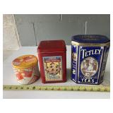 Nestle, Tetley Tea & Jessica's Cookie Tins