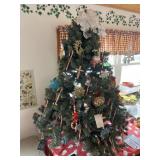 Decorated Christmas tree, 45 tall