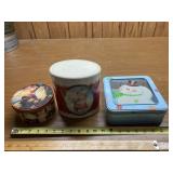 3 Christmas tins