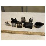 6 pieces of unique nick nats,includes castiron ash