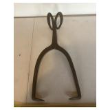 Vintage medium sized ice tongs