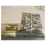 Yellowstone Park & Bryace Canyon Brochures from