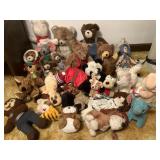 Lot of Stuffed animals w/Smokey the bear,yogibear