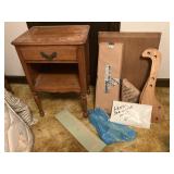 End Table w/ woooden shelves, need assembled