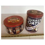 2 Quaker Oats Tins Ltd Ed. 1983 & 1992