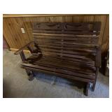 Wooden Glider,  52 long, 32 deep & 36 tall