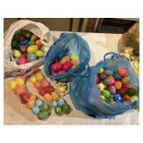 Lot of Easter decor and grass