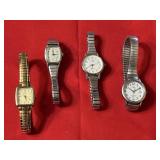 4 vintage ladie watches, untested
