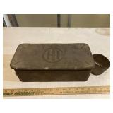 Vintage International Harvester Tool box, Metal &