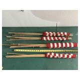 4 bundles USA cloth flags approximately 20