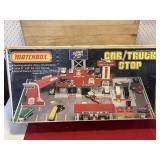 Vintage Matchbox Truck & Car Stop set