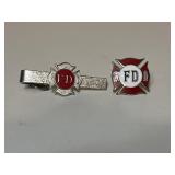 F.D. Tie Clip & Hat Pin