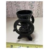 VIntage Miniture Cast Iron Coffee Grinder,