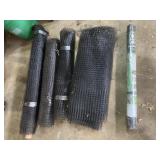 5 bundles deer netting, 1 new