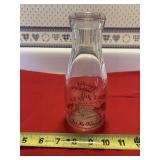 Grey's Dairy, Beaver Falls, PA, 1 pt milk bottle