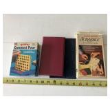 Travel Connect Four, Pocket Scrabble & Gridlock