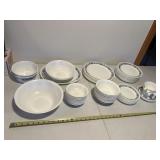 Corningware Old Town Blue pattern dishes,includes