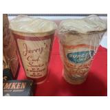 Vintage boxes includes Showalter's Buttermilk