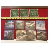 11 cardboard coaster, 3 from Quaker Steak & Lube