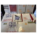 Lot of packages of ruled notebook paper