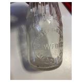 Crawfords Maple Lawn Dairy, Mercer PA.,1/2 pt bot.