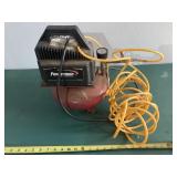 Power mate air compressor runs