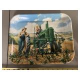 John Deere 'Lunch Time' metal tray 13 1/4x10 3/4