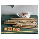 Wood cot & rat traps