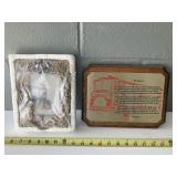 'The Fireman' Chippewa Twp VFD plaque & Fireman's