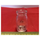 Meadow Gold individual glass creamer bottle