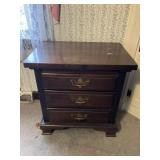 Wood stand with 3 drawers