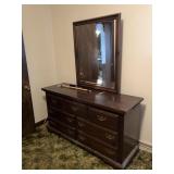 7 drawers mirrored dresser