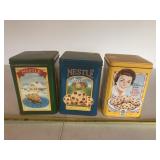 3 Nestles Toll House Morsels tins